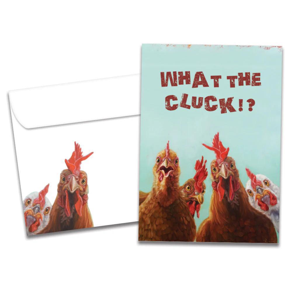 Tree-Free Greetings - Birthday Card - What the Cluck 17877