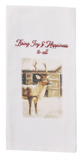 Park Designs - Reindeer Decorative Dishtowel - 9815-106S