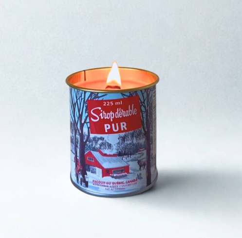 Seracon - Maple Syrup Candle – 225 Ml Iconic Tin Can (Wood Wick) - NC017