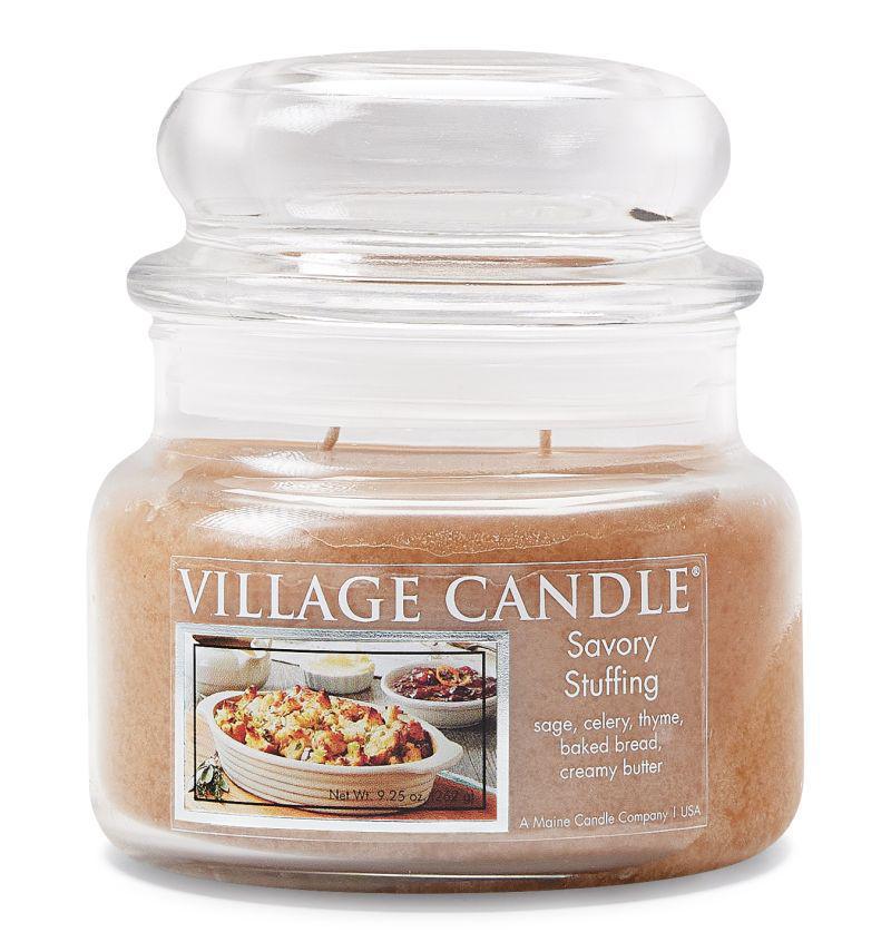 Stonewall Kitchen - Village Candles - Savory Stuffing - Small Glass Dome - 9.25oz 4110242 DISSVF