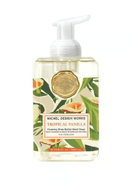 Stonewall Kitchen - Michel Design Works - Tropical Vanilla Foaming Soap 17.8 oz - 801467