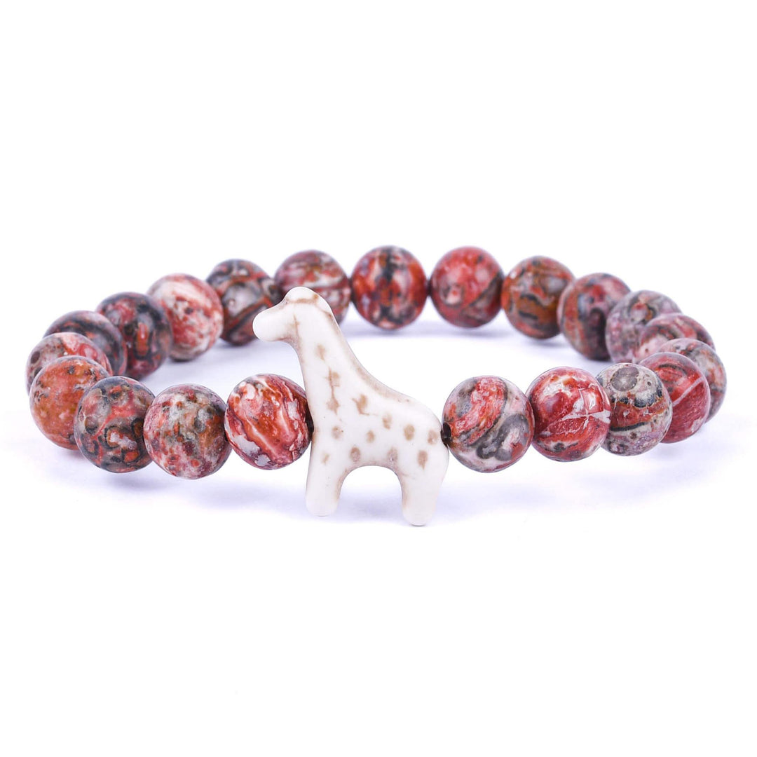Fahlo - The Trek Bracelet - Tracks a Giraffe - Sahara Stone DISVEN