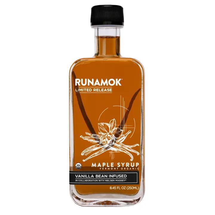 Runamok - Vanilla Bean Infused Organic Maple Syrup 250ml - RMK0497
