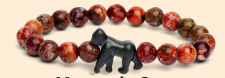 Fahlo - The Traverse Bracelet - Tracks a Gorilla - Mountain Stone