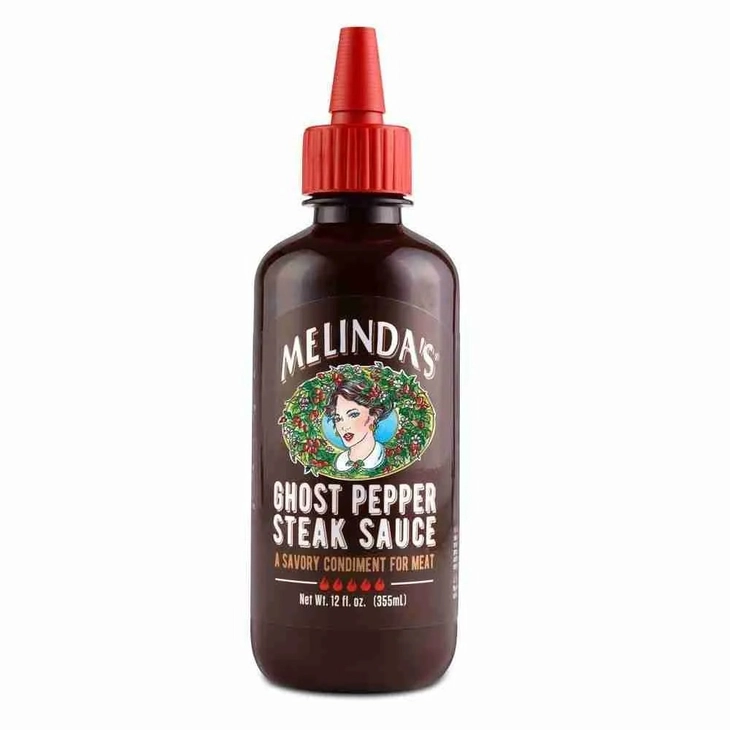Melinda's Foods - Ghost Pepper Steak Sauce & Savory Condiment 12 oz DISSVF