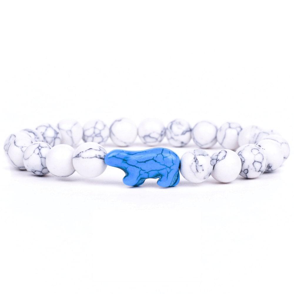 Fahlo - The Venture Bracelet - Tracks a Polar Bear - Arctic White - W-VEN-ARCTIC