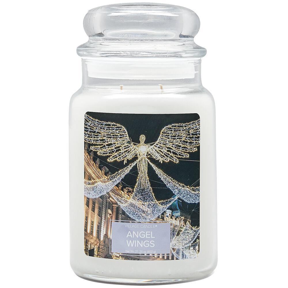 Stonewall Kitchen Angel Wings - Large Glass Dome - Seasonal* 21.25 oz jar 4260179 DISVEN