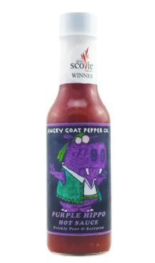 Angry Goat Pepper Co. Hot Sauce - Purple Hippo DISSVF