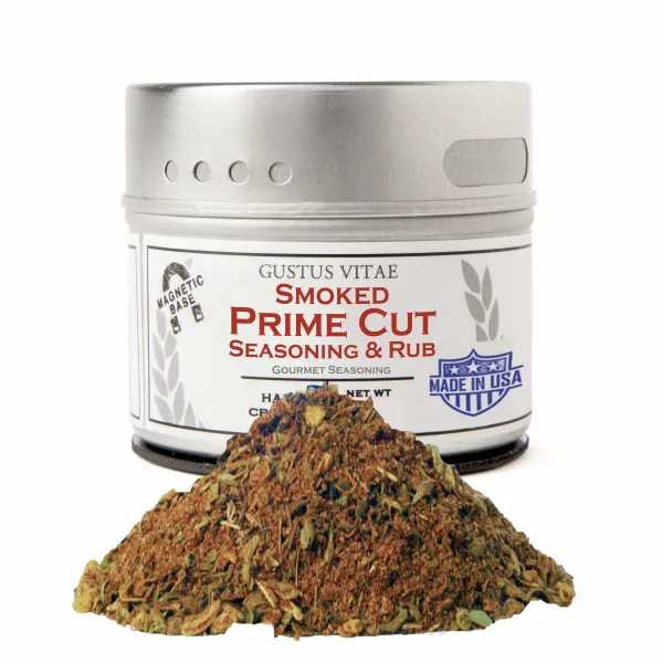 Gustus Vitae Smoked Prime Cut Seasoning & Rub  Tin