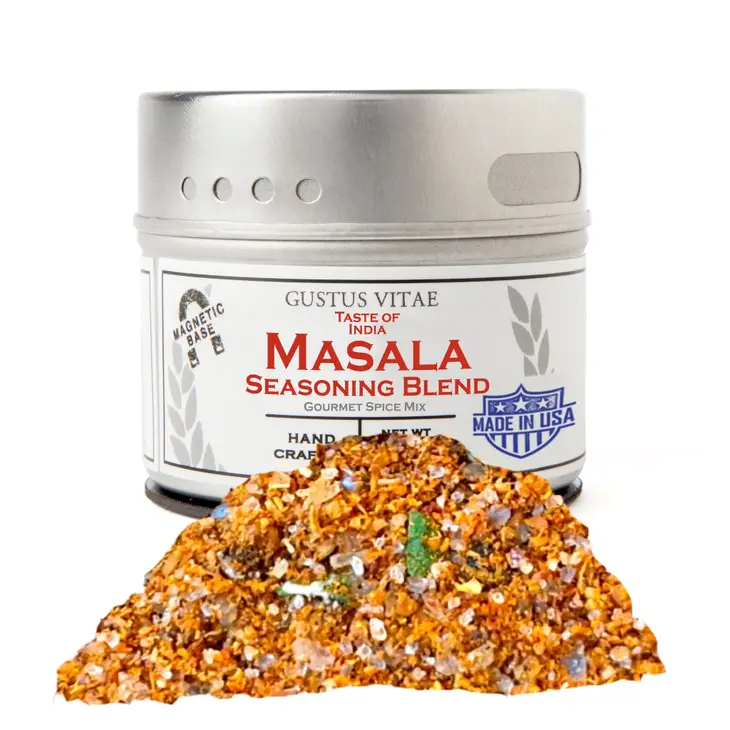 Gustus Vitae Taste of India: Masala Seasoning Blend  Tin