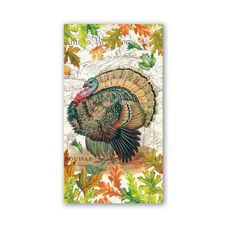 Stonewall Kitchen - Michel Design Works - Fall Harvest Turkey Hostess Napkin - 807332B