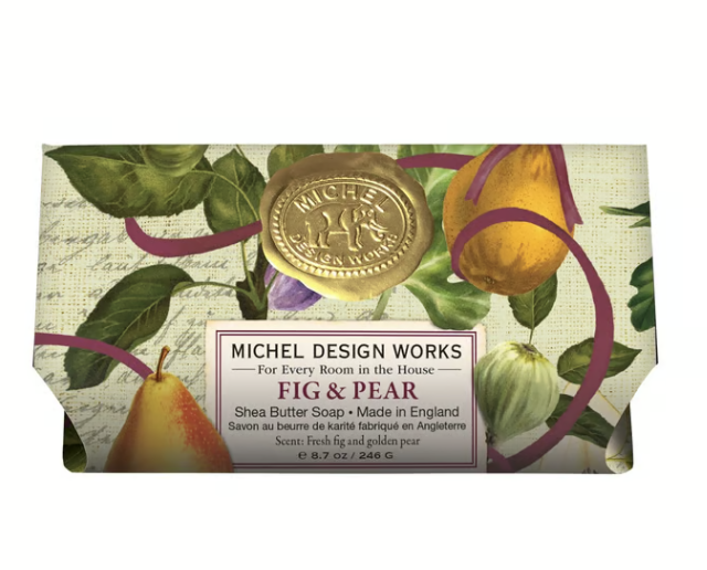 Stonewall Kitchen - Michel Design Works - Fig & Pear Large Bath Soap Bar - #802461