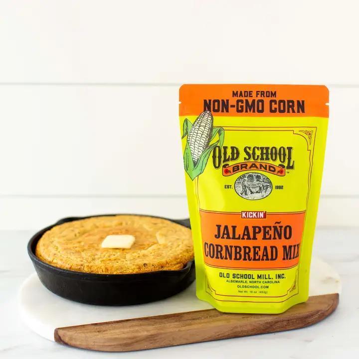 Old School Brand -  Jalapeno Cornbread Mix 16 oz - 0012