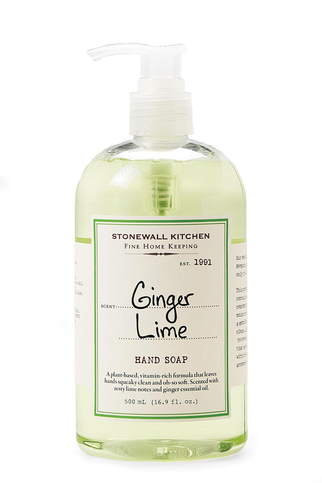 Stonewall Kitchen - Ginger Lime Hand Soap 16.9fl oz 5625294 DISVEN