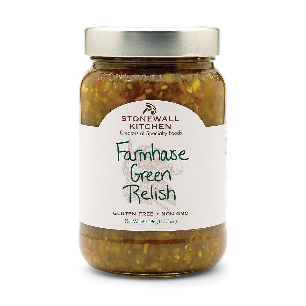 Stonewall Kitchen Farmhouse Green Relish 17.5 oz jar 261614 DISVEN