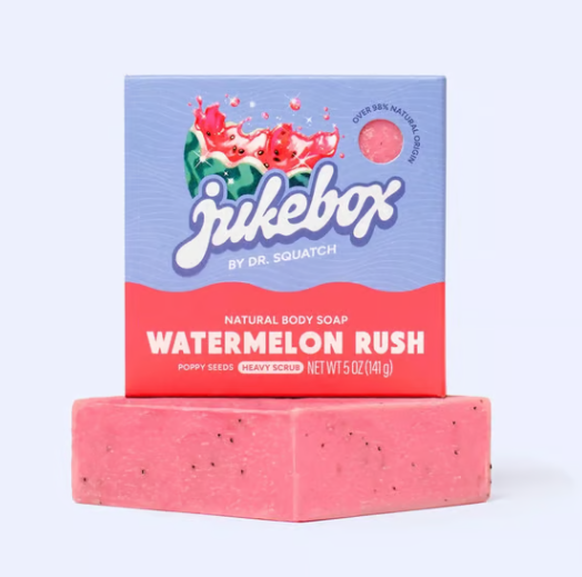 Dr. Squatch - Jukebox - Watermelon Rush Bar Soap 5 oz - WH-BAR-WMD-02