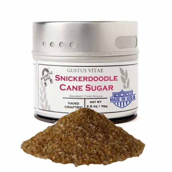 Gustus Vitae Snickerdoodle Cane Sugar  Tin